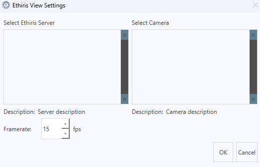 EthirisView settings