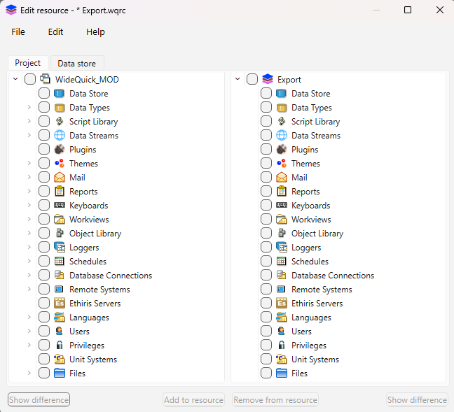 Resource_export